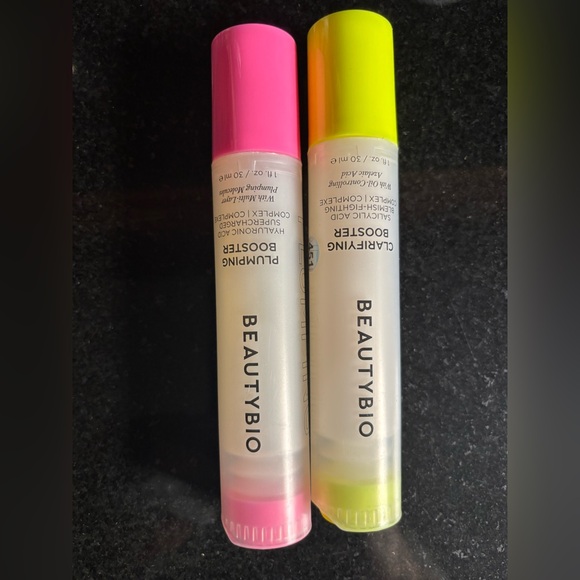 BEAUTY BIO PLUMPING BOOSTER and CLARIFYING BOOSTER